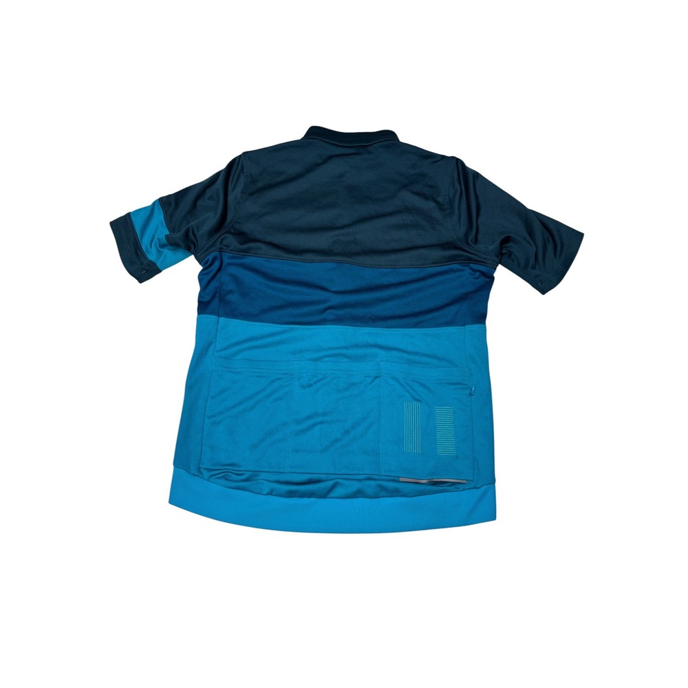 Rapha Mens Short Sleeve Tricolour Cycling Jersey Blue Merino Wool Blend Medium - Picture 5 of 8